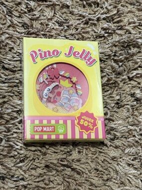Pino Jelly Pop Mart Trinket birthday month November limited badge international